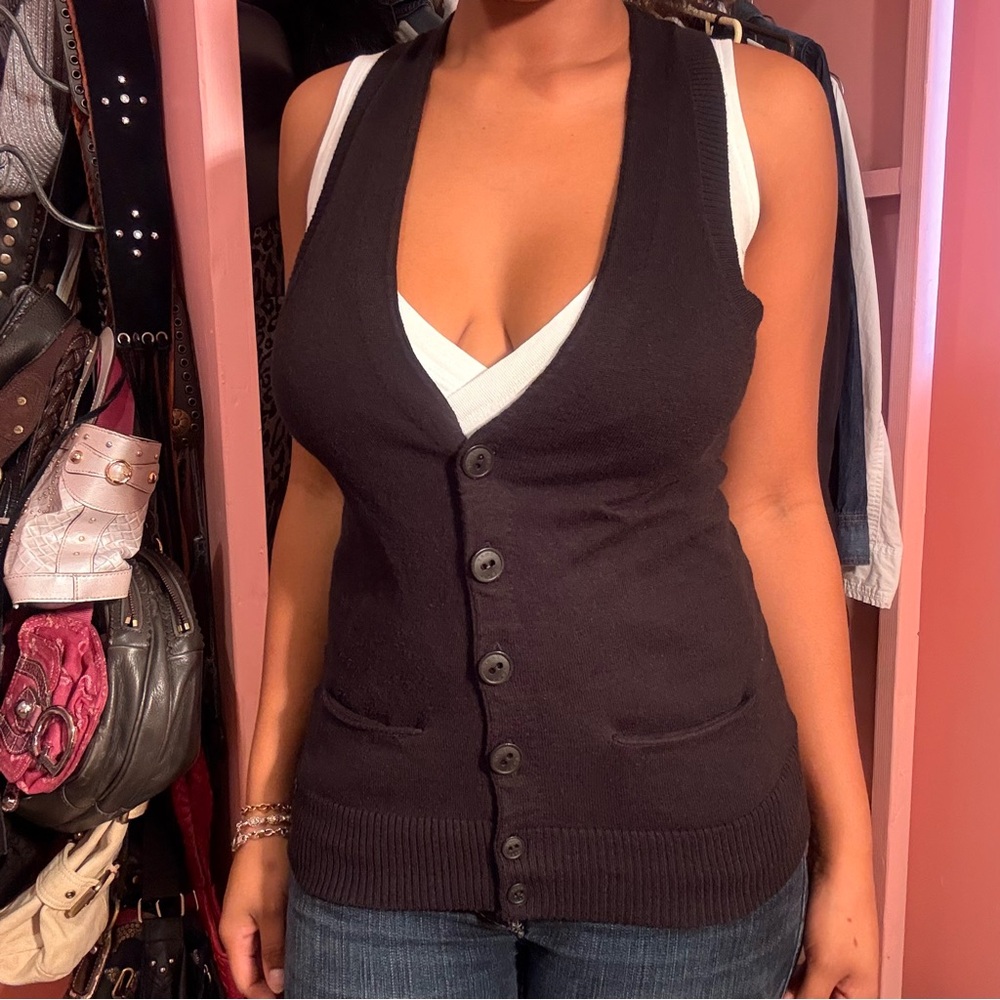 Tna Sleeveless button up vest